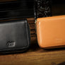 Genuine Leather Accordion Style Multifunction Bag by TCC Presents