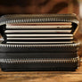 Top Leather Accordion Bag by TCC Presents