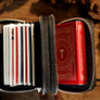 Top Leather Accordion Bag by TCC Presents