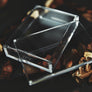 CRYSTAL PLAYING CARDS DISPLAY CASE BY TCC