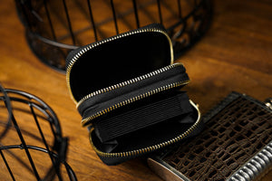 Genuine Leather Accordion Style Multifunction Bag by TCC Presents