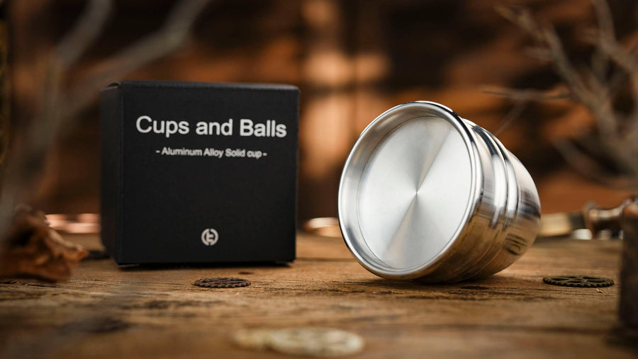 Aluminum Alloy Cups and Balls Set by TCC Magic