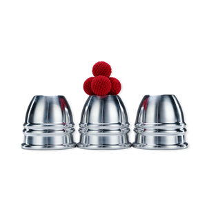 Aluminum Alloy Cups and Balls Set by TCC Magic