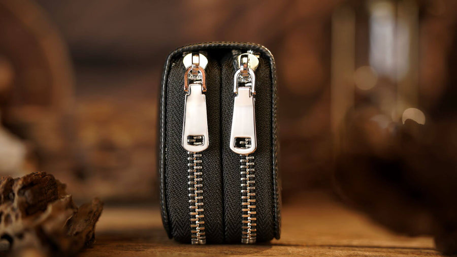 Top Leather Accordion Bag by TCC Presents