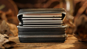 Top Leather Accordion Bag by TCC Presents