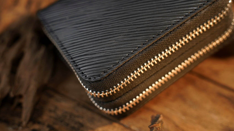 Top Leather Accordion Bag by TCC Presents