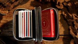 Top Leather Accordion Bag by TCC Presents
