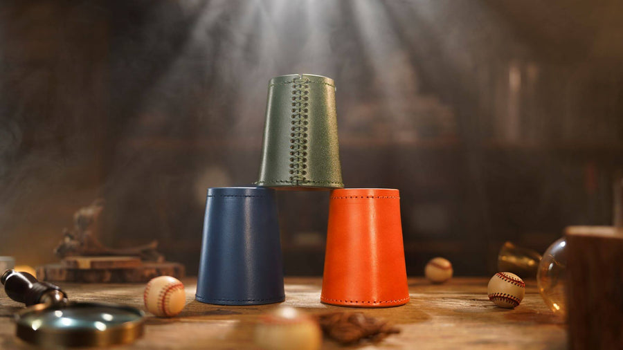 LEATHER CHOP CUP BY TCC