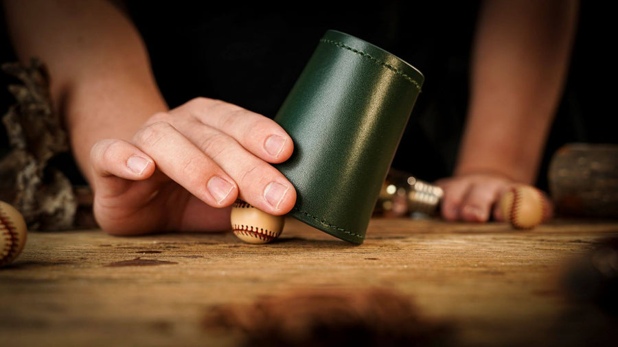 LEATHER CHOP CUP BY TCC
