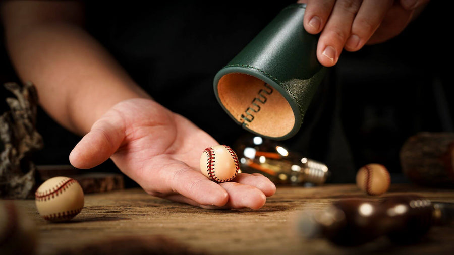 LEATHER CHOP CUP BY TCC