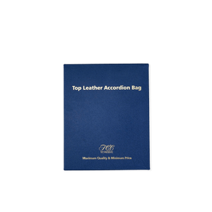 Top Leather Accordion Bag by TCC Presents