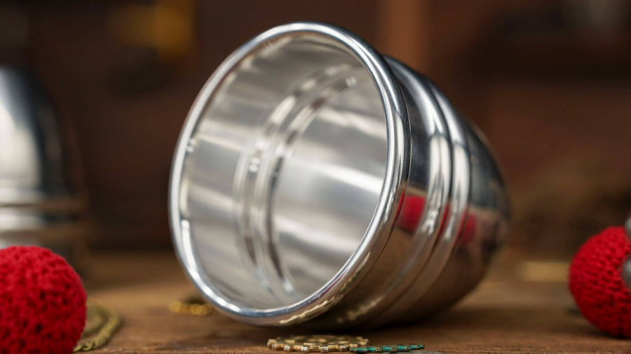 Aluminum Alloy Cups and Balls Set by TCC Magic