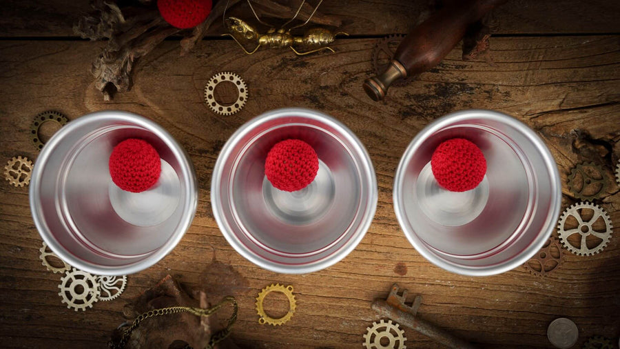 Aluminum Alloy Cups and Balls Set by TCC Magic