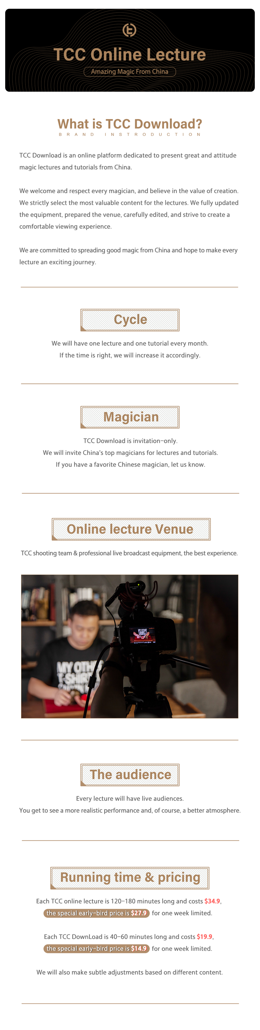 ERIC CHIEN ONLINE LECTURE BY TCC (ENGLISH SUBTITLES)